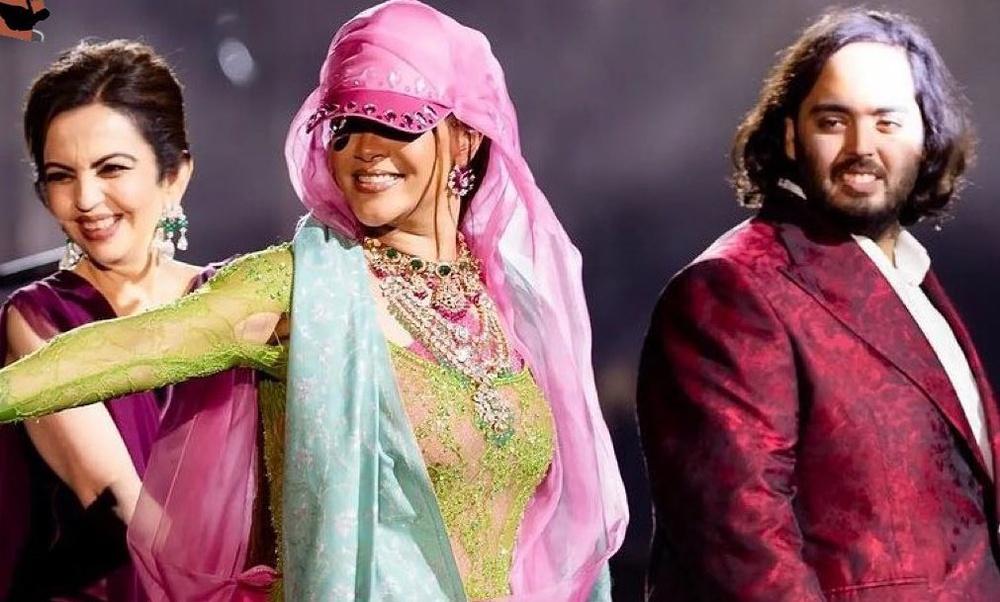 Rihanna biểu diễn ở tiệc trước lễ cưới con trai tỷ phú Ấn Độ